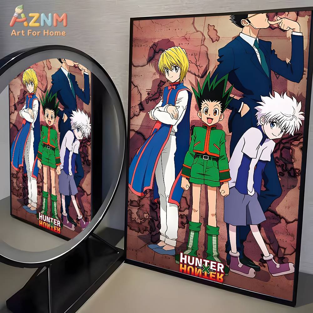 Home Decor Scrap - โปสเตอร์อนิเมะ Hunter X Hunter 1 ชิ้น