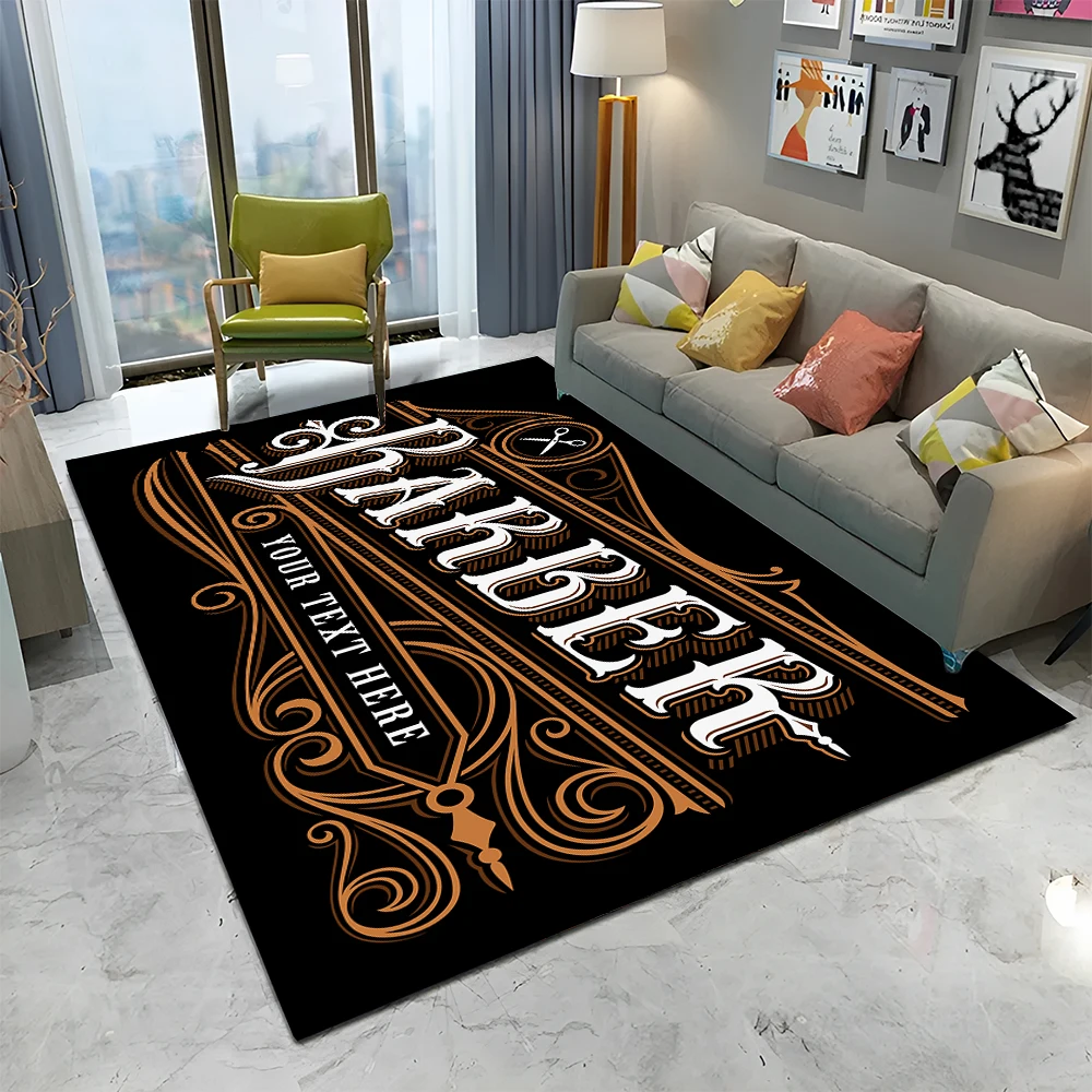 Home Decor Online Shop - 3D ร้านตัดผม Skull Vintage ป้าย HD