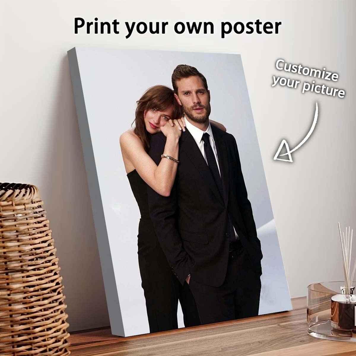 Home Decor Canvas - ภาพพิมพ์บนผ้าใบตามสั่งจากภาพถ่ายของคุณ ภาพงานแต่งงาน วันเกิด โปสเตอร์ตกแต่งผนัง ภาพสัตว์เลี้ยง ครอบครัว