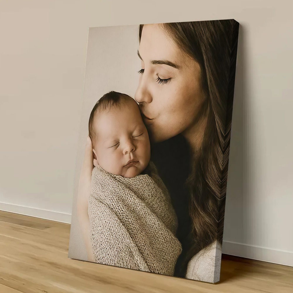 Home Decor Canvas - ภาพพิมพ์บนผ้าใบตามสั่งจากภาพถ่ายของคุณ ภาพงานแต่งงาน วันเกิด โปสเตอร์ ตกแต่งผนัง ภาพสัตว์เลี้ยง
