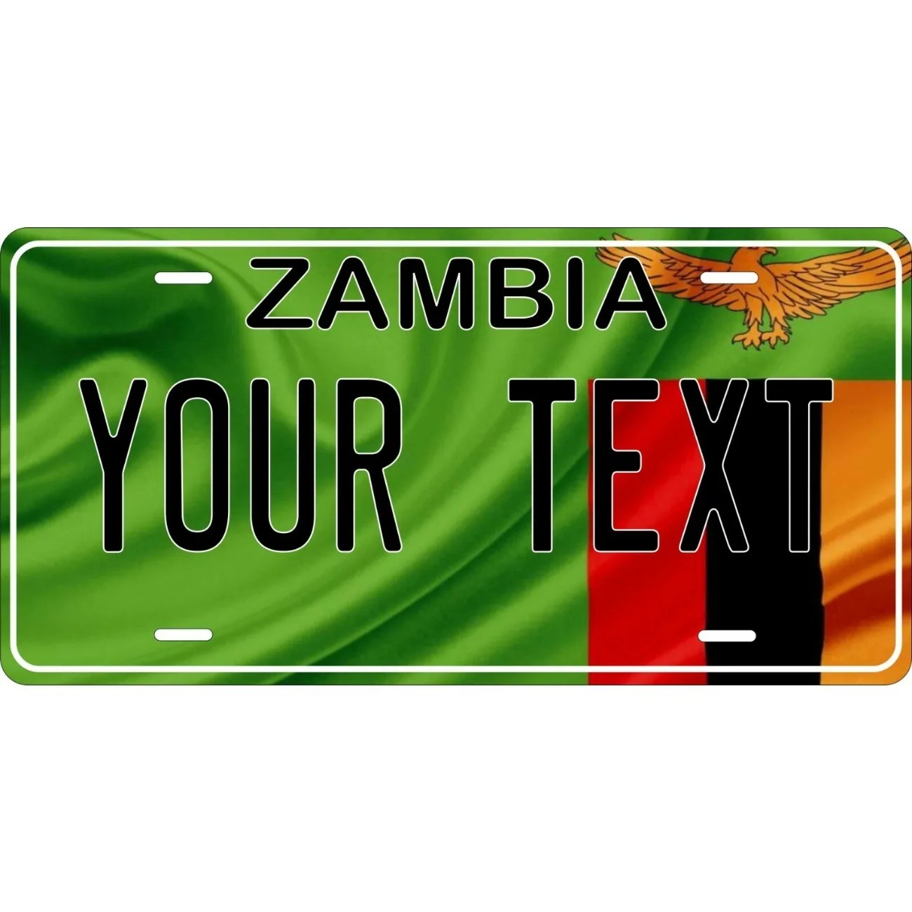 Home Decor Zambia - ป้ายแขวนธงชาติแซมเบียแบบกำหนดเองได้ กันน้ำ กันฝุ่น ตกแต่งผนังบ้าน