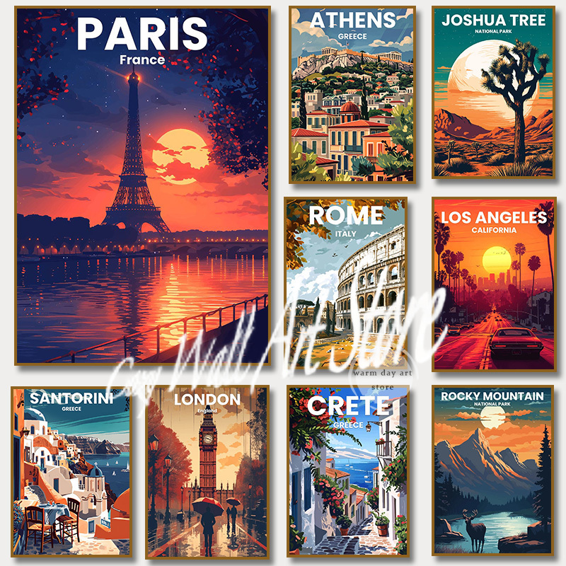 ลอสแอนเจลิส ซานโตรินี กรีซ โรม - Home Decor London บทวิจารณ์และราคา