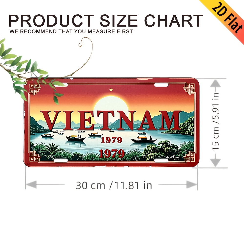ป้ายโลหะอะลูมิเนียมลายวิวแม่น้ - Home Decor Vietnam บทวิจารณ์และราคา