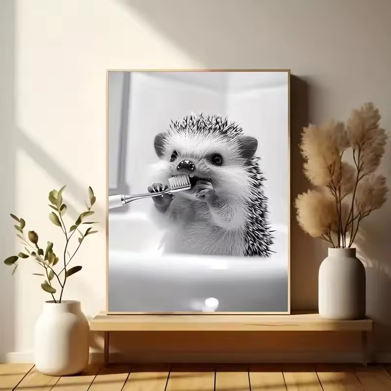 ห้องน้ำสัตว์กระดาษชำระภาพวาดผ้ - Home Decor Scrap บทวิจารณ์และราคา