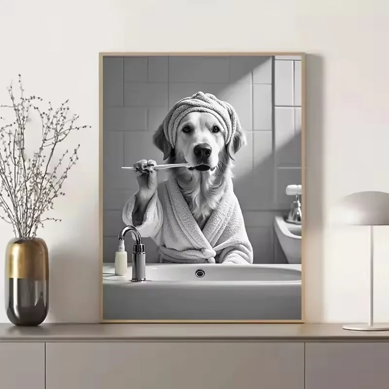ห้องน้ำสัตว์กระดาษชำระภาพวาดผ้ - Home Decor Scrap บทวิจารณ์และราคา