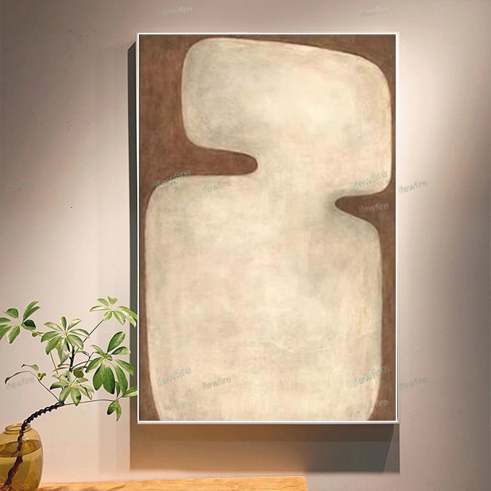 ภาพวาดสีน้ำมันนามธรรมบนผ้าใบ ว - Home Decor Color Palettes บทวิจารณ์และราคา