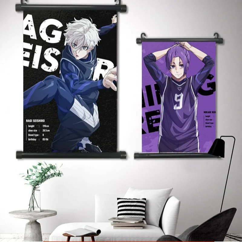 อะนิเมะบลูล็อคโปสเตอร์ศิลปะบนก - Home Decor Canvas บทวิจารณ์และราคา