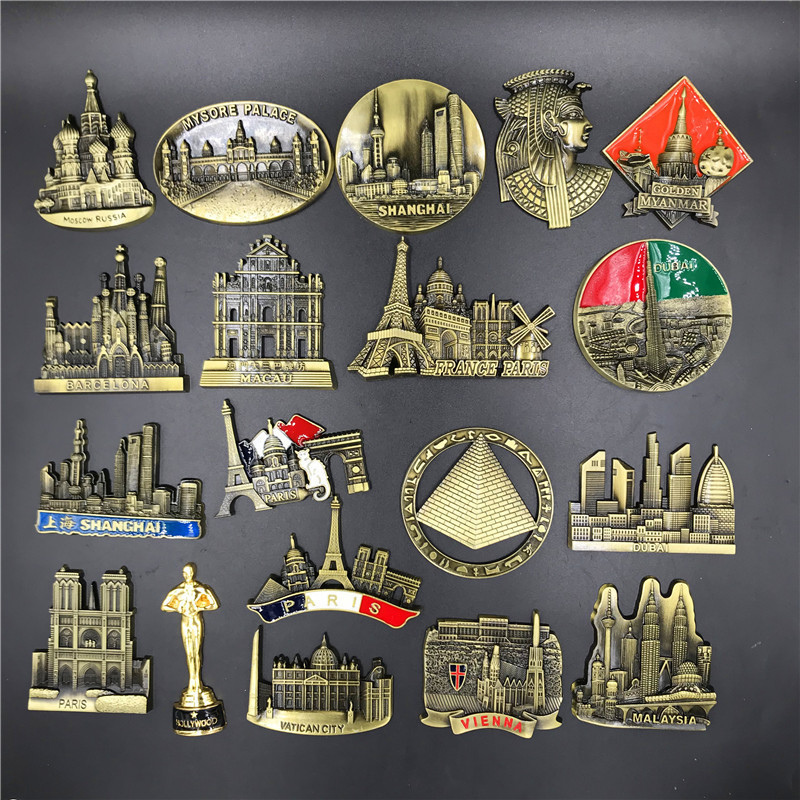 แม่เหล็กน่ารัก3D โลหะฝรั่งเศสป - Home Decor London บทวิจารณ์และราคา