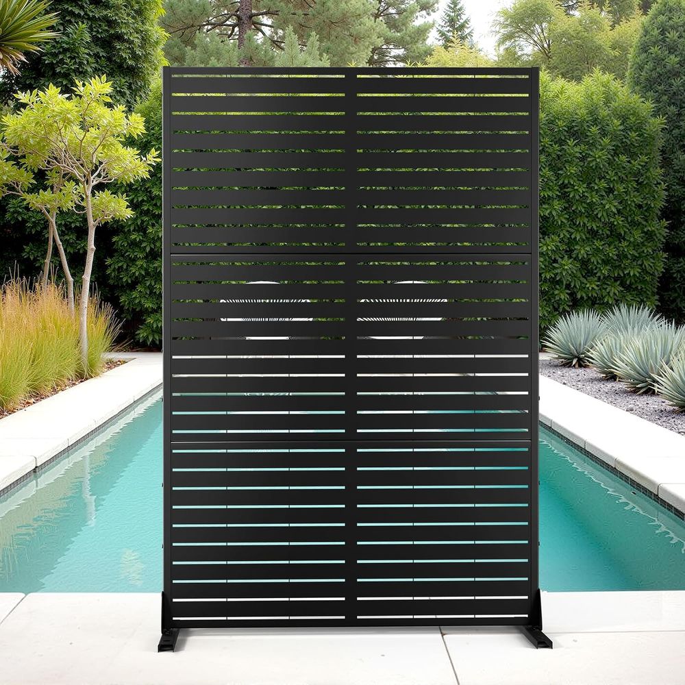 แผงกั้นโลหะสำหรับกลางแจ้งแบบตั - H&M Home Decor บทวิจารณ์และราคา