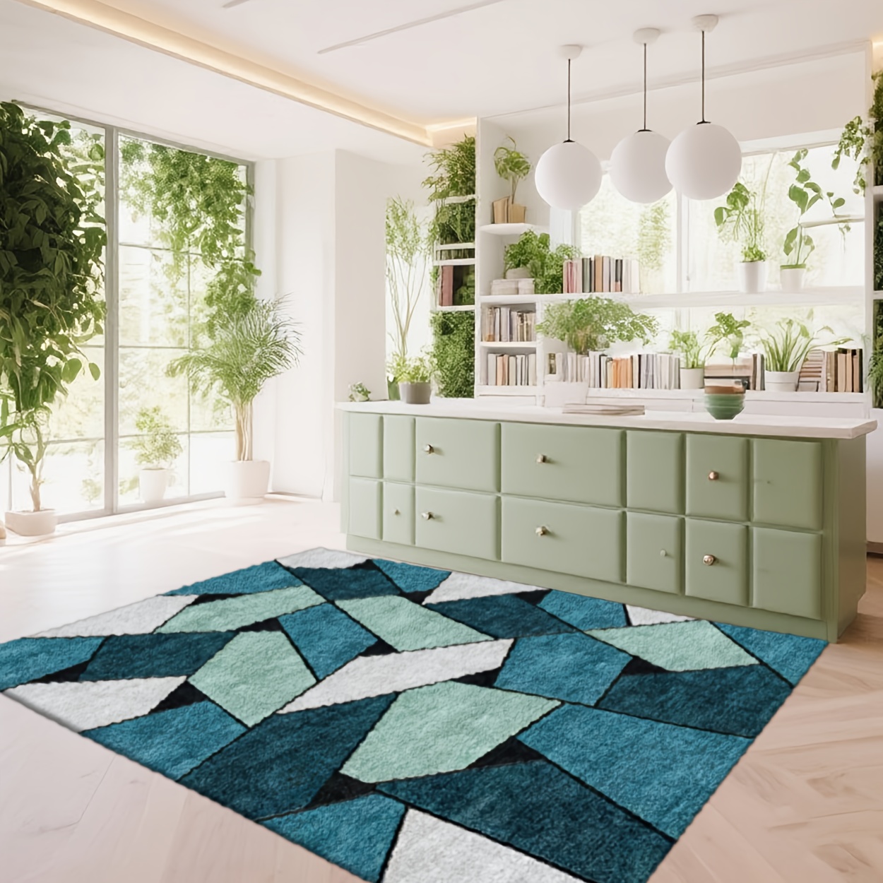 พรมลายชายฝั่ง โทนสีมหาสมุทร สำ - Home Decor Color Palettes บทวิจารณ์และราคา