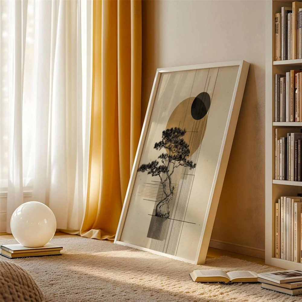 งานศิลปะติดผนังบอนไซญี่ปุ่น 1  - Home Decor Vietnam บทวิจารณ์และราคา