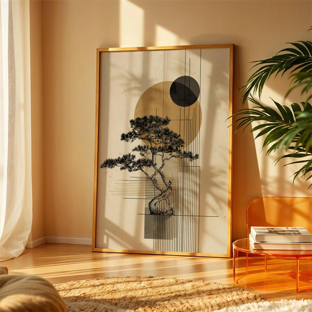งานศิลปะติดผนังบอนไซญี่ปุ่น 1  - Home Decor Vietnam บทวิจารณ์และราคา