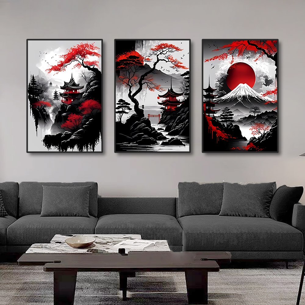 3 ชิ้น Vintage สไตล์ญี่ปุ่นธรร - Home Decor Vietnam บทวิจารณ์และราคา