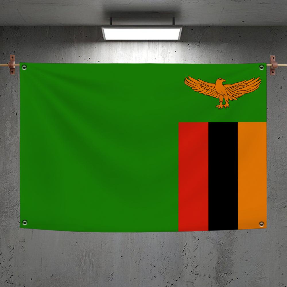 ธงแซมเบียแบบกำหนดเองแขวนผนังศิ - Home Decor Zambia บทวิจารณ์และราคา