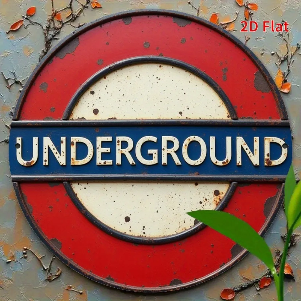 ป้ายโลหะลายรถไฟใต้ดินลอนดอนแบบ - Home Decor London บทวิจารณ์และราคา