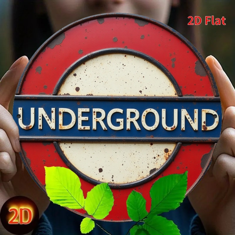 ป้ายโลหะลายรถไฟใต้ดินลอนดอนแบบ - Home Decor London บทวิจารณ์และราคา