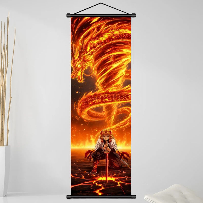 ผ้าพิมพ์ลายอนิเมะ Demon Slayer - Home Decor Japanese บทวิจารณ์และราคา
