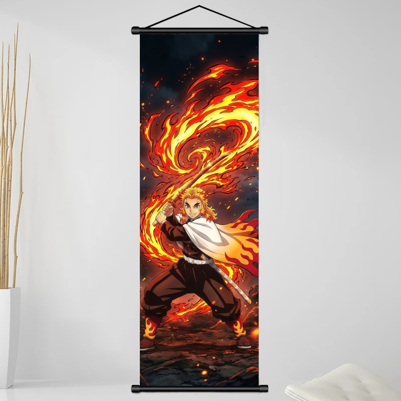ผ้าพิมพ์ลายอนิเมะ Demon Slayer - Home Decor Japanese บทวิจารณ์และราคา