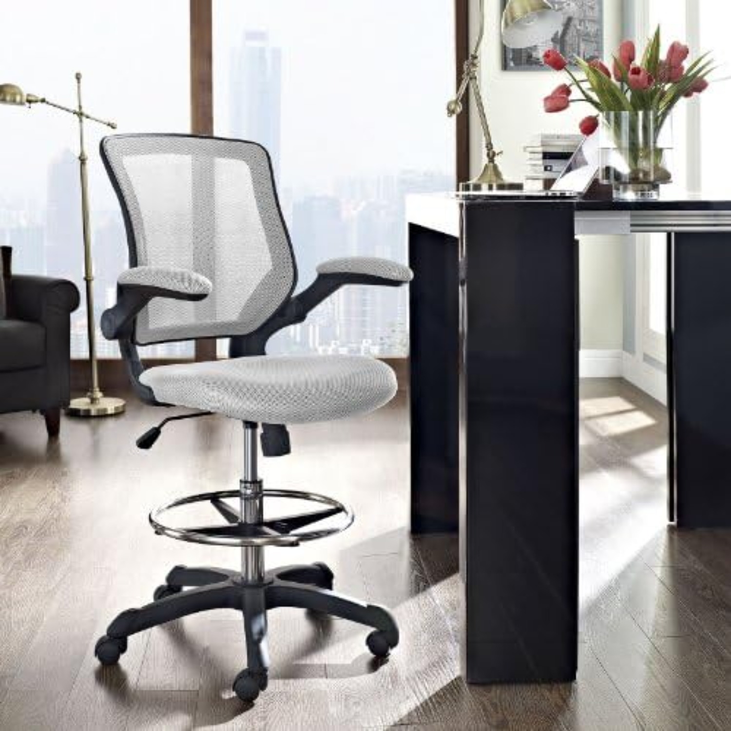 MO-EEI-1423-GRY เก้าอี้เขียนแบ - H&M Home Decor บทวิจารณ์และราคา