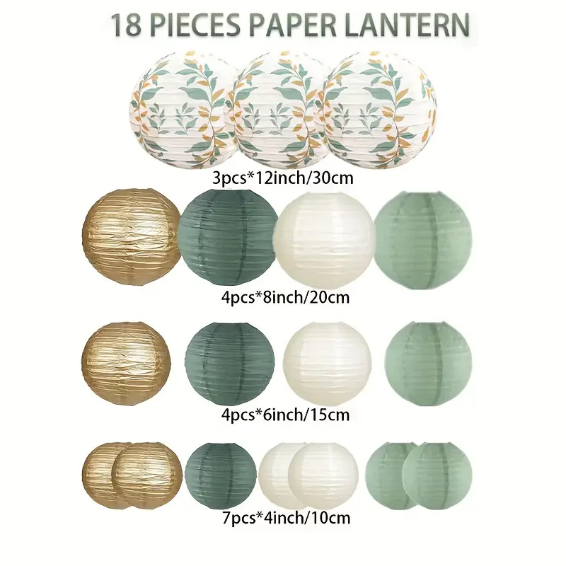 ชุดตกแต่งโคมกระดาษใบหยกเทียม 1 - Home Decor Scrap บทวิจารณ์และราคา