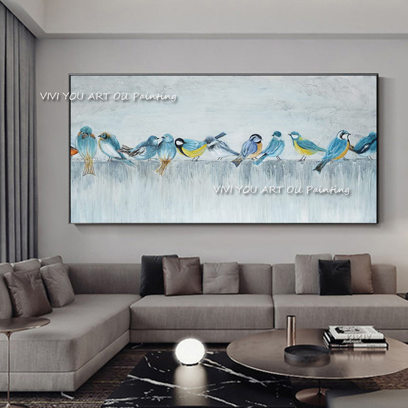 บทคัดย่อ Handmade หนาภาพวาดสีน - Home Decor Color Palettes บทวิจารณ์และราคา