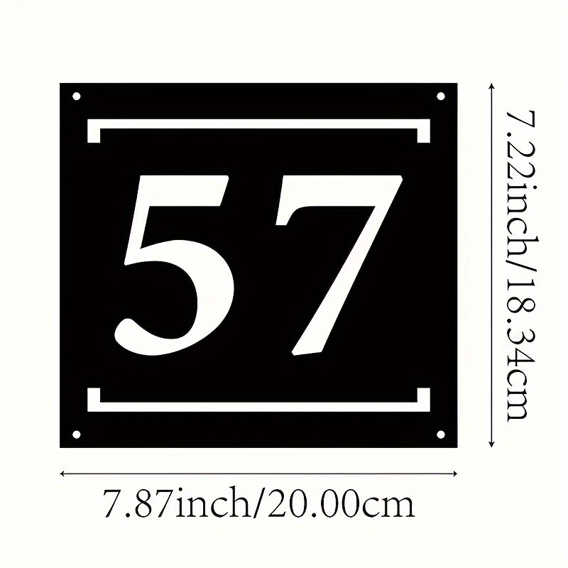 ป้ายที่อยู่โลหะทันสมัยปรับแต่ง - Home Decor Logo บทวิจารณ์และราคา