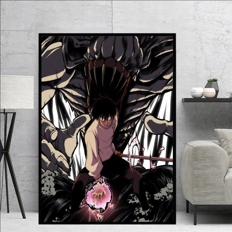 จูจุสึไคเซ็น ยูตะ โอคค็อตสึ&เม - Home Decor Canvas บทวิจารณ์และราคา