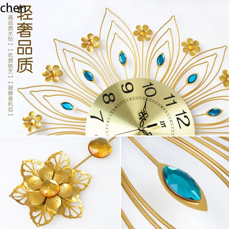 นาฬิกาแขวนผนังสไตล์ยุโรป TQH-i - Home Decor Resin บทวิจารณ์และราคา