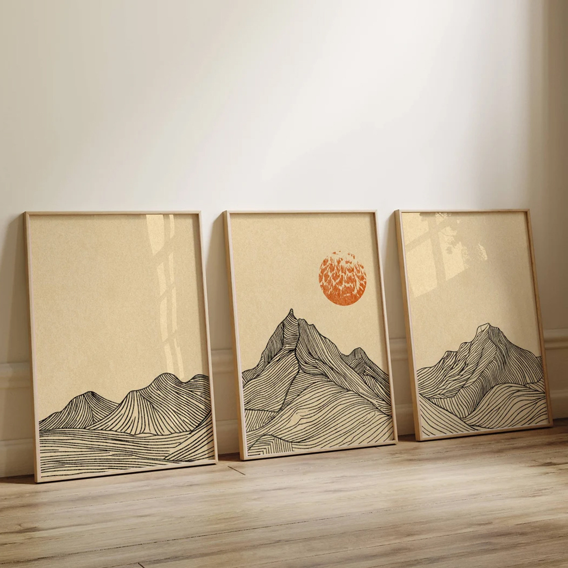 ภาพพิมพ์ศิลปะติดผนังสไตล์ญี่ปุ - Home Decor Vietnam บทวิจารณ์และราคา