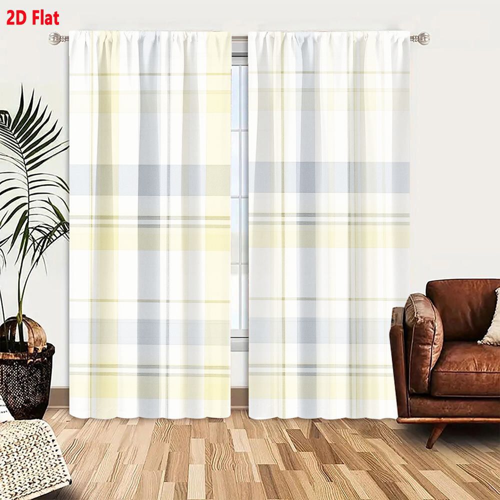 ผ้าม่าน 2 ชิ้น ลายสก็อตแบบเรีย - Home Decor Color Palettes บทวิจารณ์และราคา