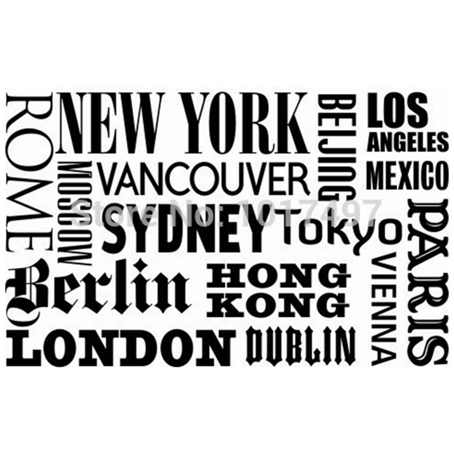 New York London Paris Quote สต - Home Decor London บทวิจารณ์และราคา