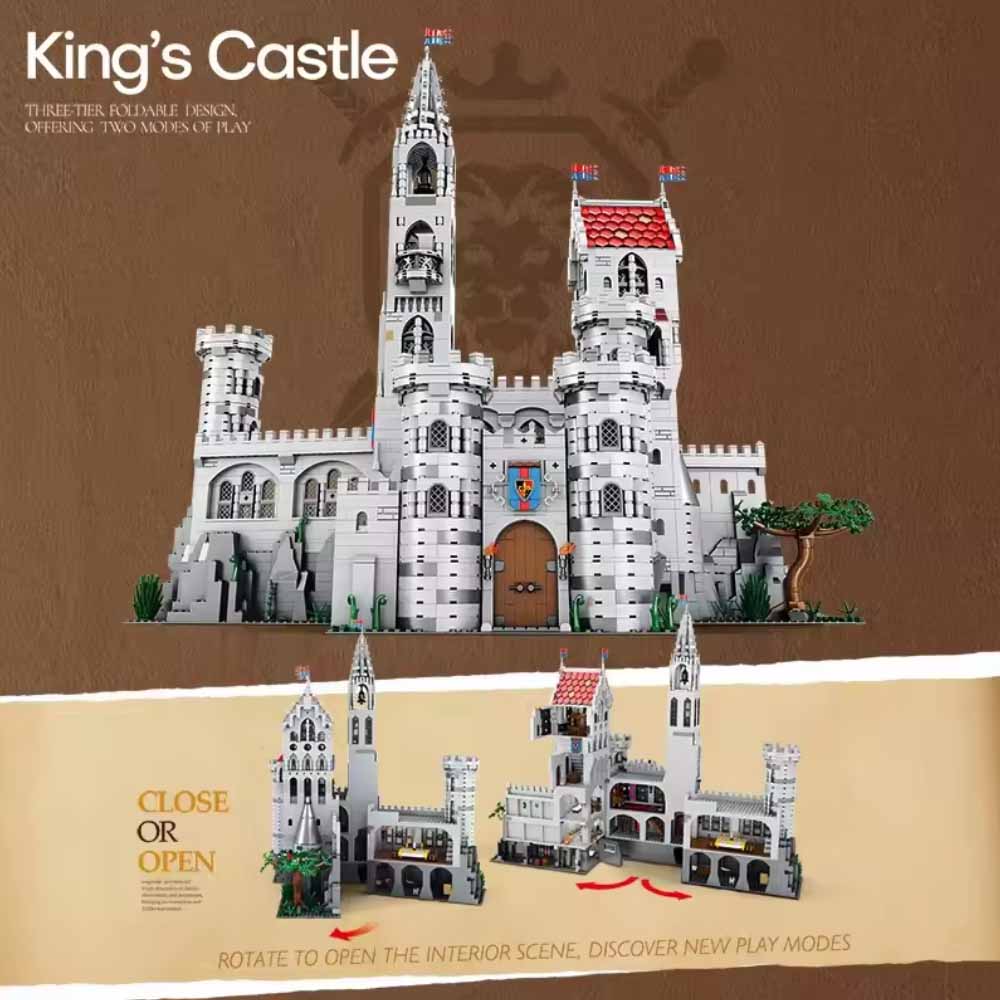 3999 ชิ้น บล็อกตัวต่อปราสาทกษั - Home Decor Medieval บทวิจารณ์และราคา
