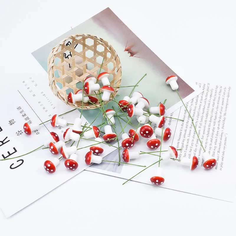 10/30/50ชิ้น PE เห็ดพืชเทียม D - Home Decor Scrap บทวิจารณ์และราคา