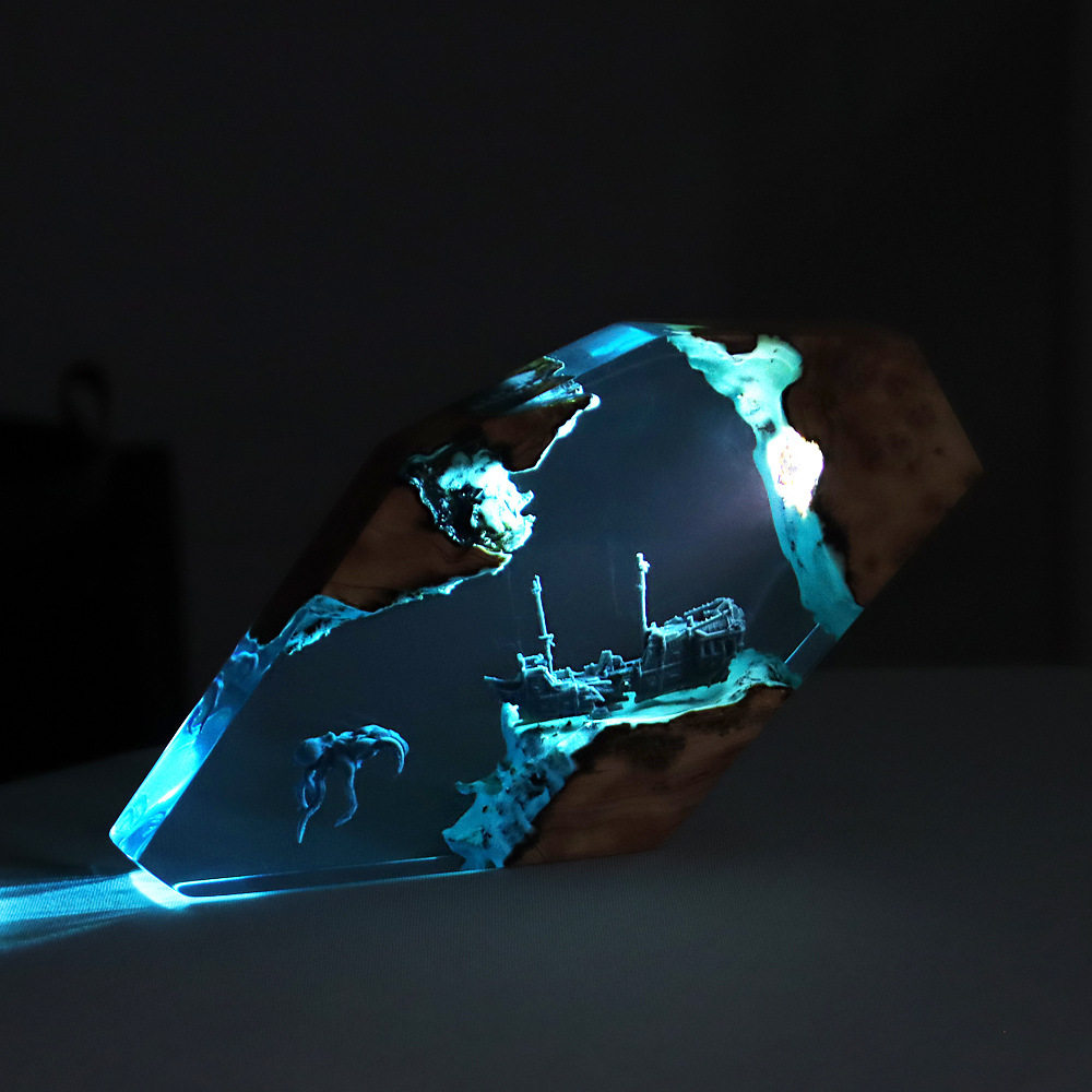 งานศิลปะตั้งโต๊ะรูปกวางนางฟ้าใ - Home Decor Resin บทวิจารณ์และราคา