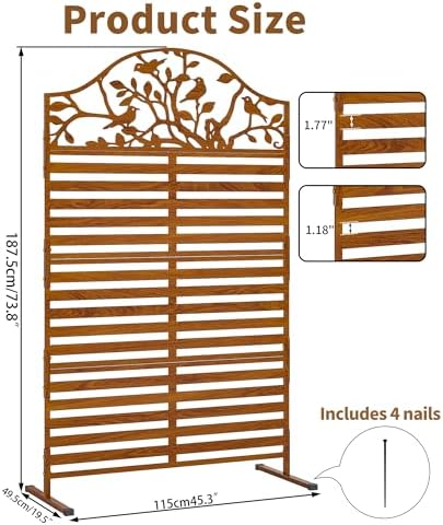 รั้วตกแต่งกลางแจ้งแบบตั้งอิสระ - H&M Home Decor บทวิจารณ์และราคา