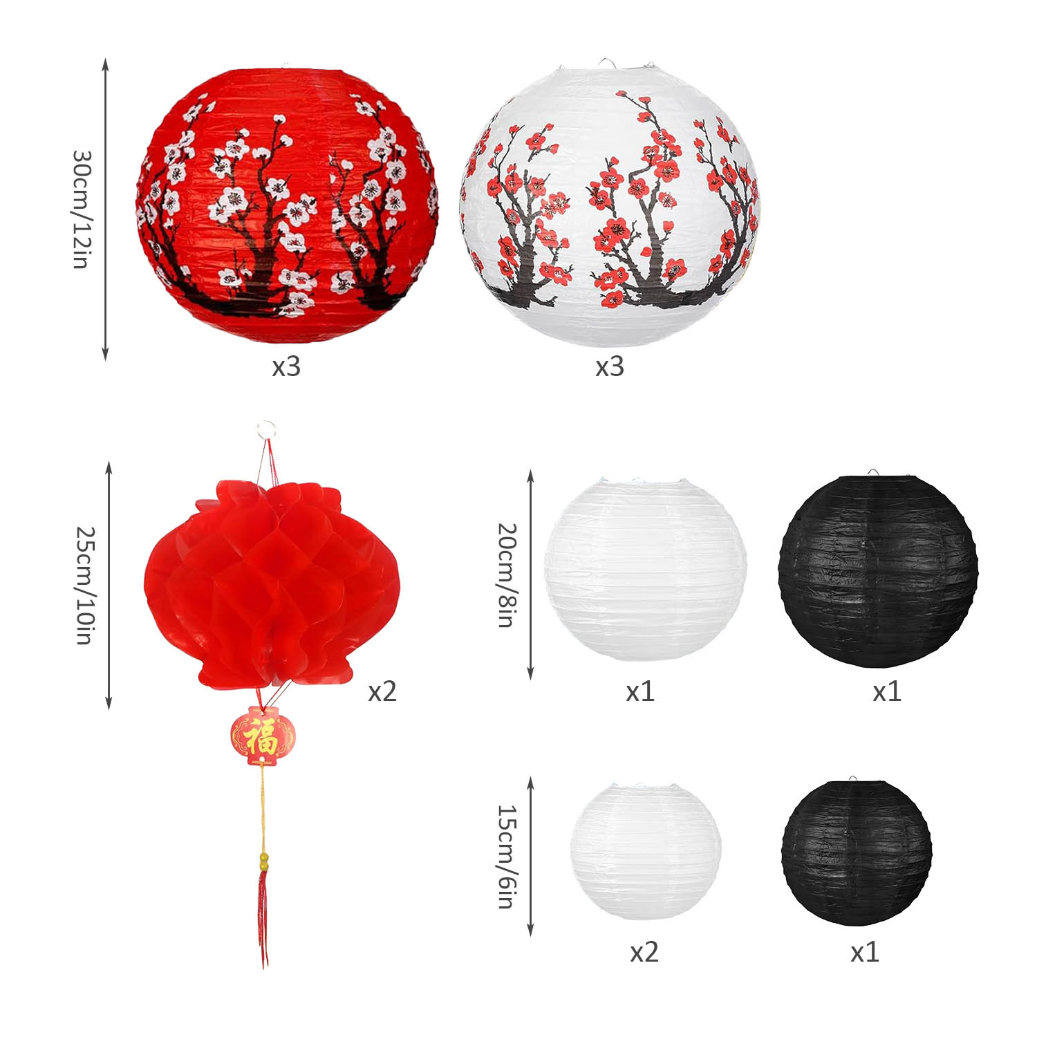 จีนญี่ปุ่นแขวนโคมไฟกระดาษ Cher - Home Decor Scrap บทวิจารณ์และราคา
