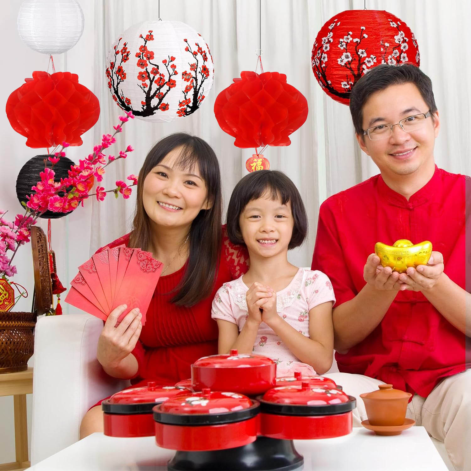 จีนญี่ปุ่นแขวนโคมไฟกระดาษ Cher - Home Decor Scrap บทวิจารณ์และราคา