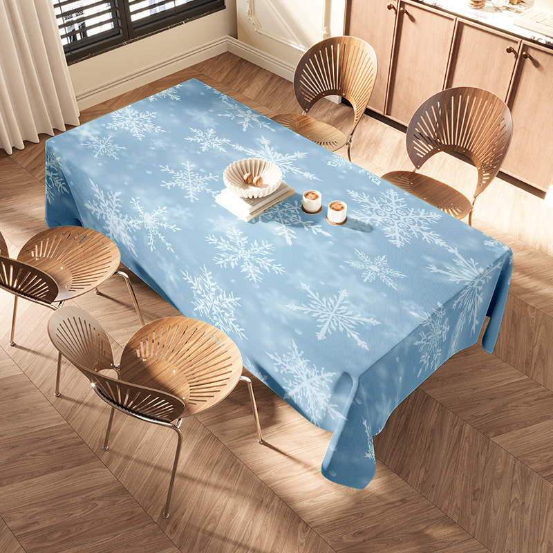 เกล็ดหิมะผ้าปูโต๊ะรับประทานอาห - Home Decor Online Shop บทวิจารณ์และราคา