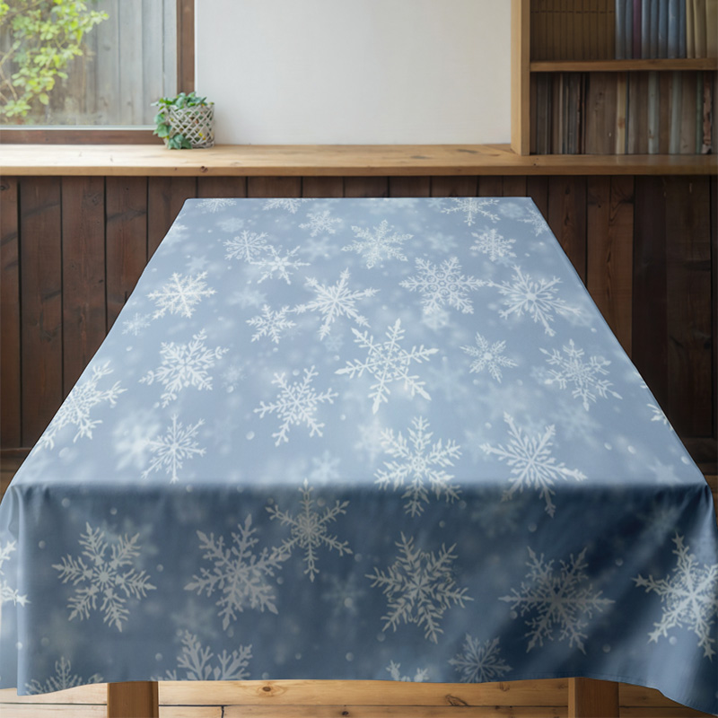 เกล็ดหิมะผ้าปูโต๊ะรับประทานอาห - Home Decor Online Shop บทวิจารณ์และราคา